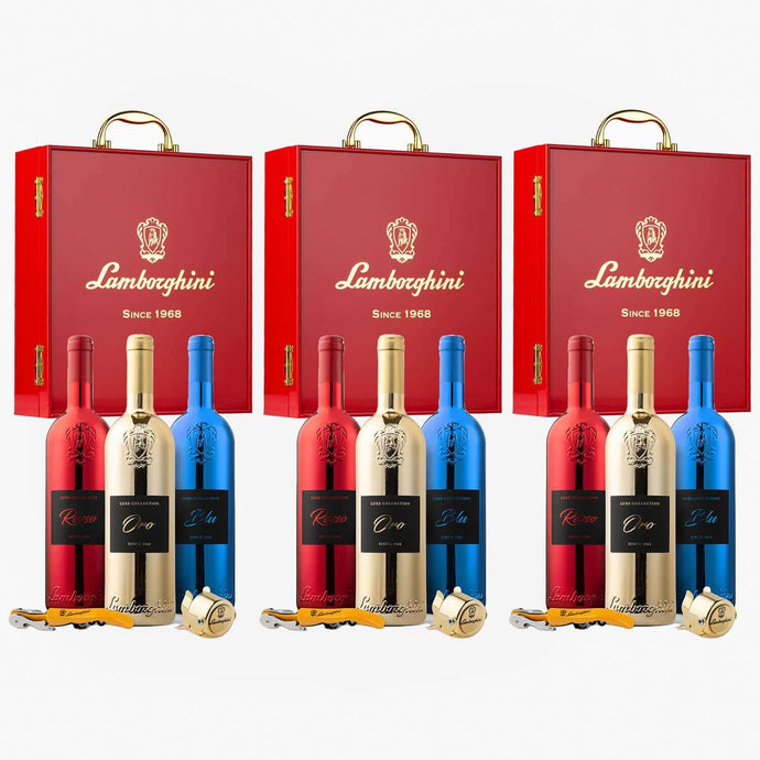 3 Gift Sets | Lamborghini: LUXE Red Collection with Gift Set & Accessories - Main Street Liquor