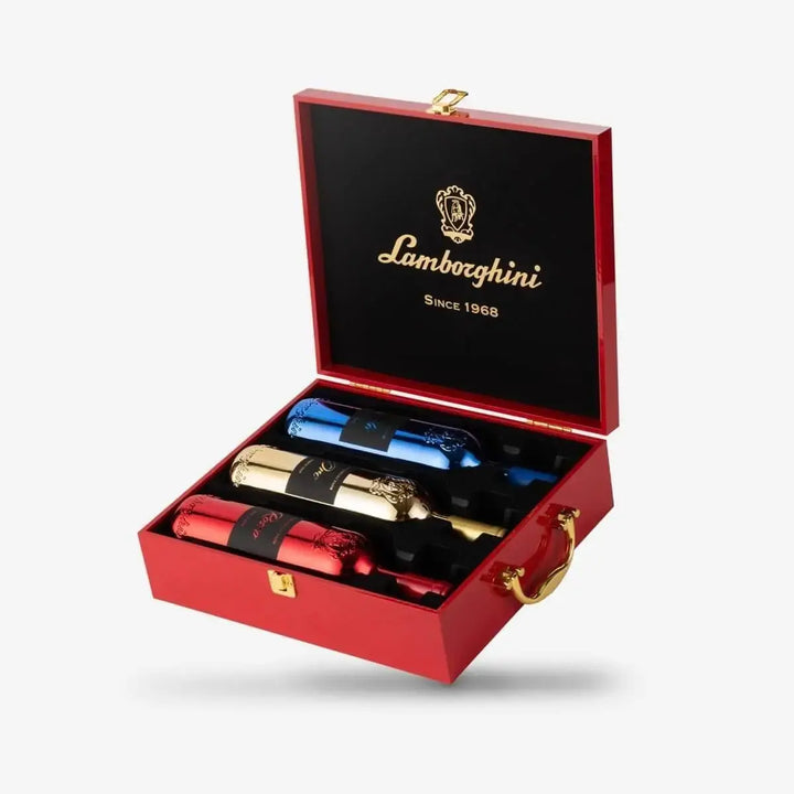 3 Gift Sets | Lamborghini: LUXE Red Collection with Gift Set &amp; Accessories - Main Street Liquor