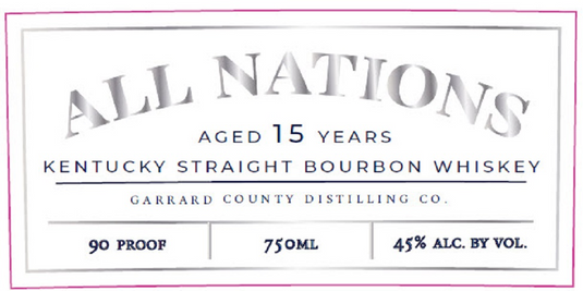 All Nations 15-Year Kentucky Straight Bourbon Whiskey