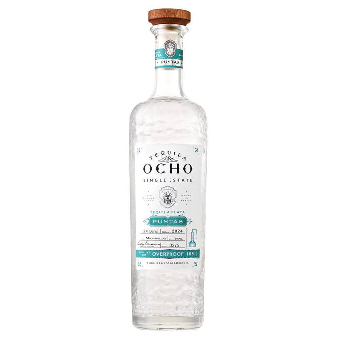 Tequila Ocho Plata Puntas Overproof 2024