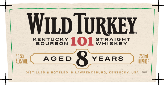 Wild Turkey 101 8 Year Kentucky Straight Bourbon Whiskey