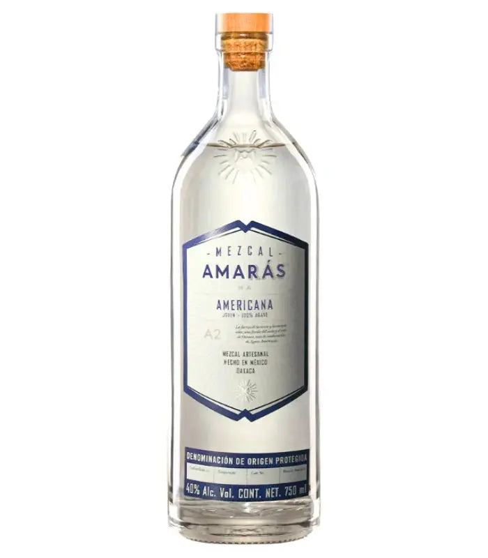 Amaras Mezcal Joven Americana 750mL Amaras