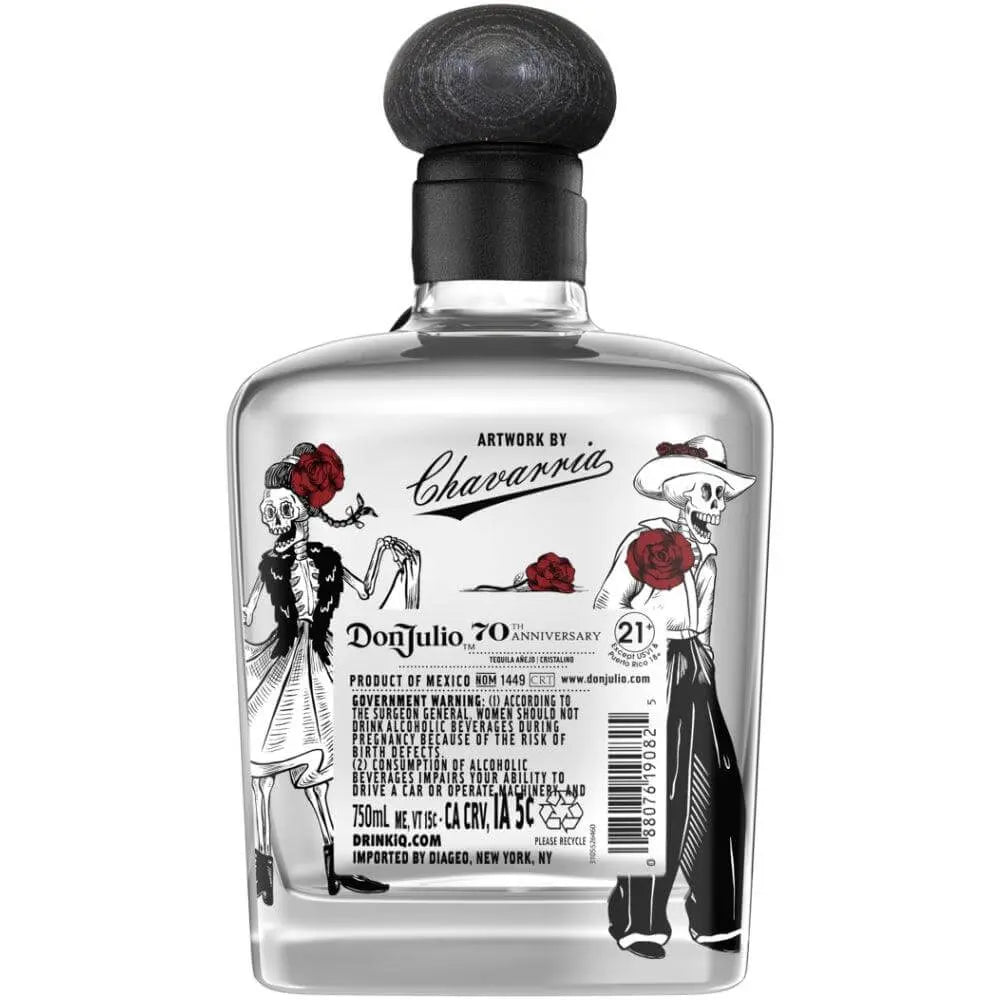 Don Julio 70 Cristalino Añejo Tequila – 10 x 50ml Mini Bottles