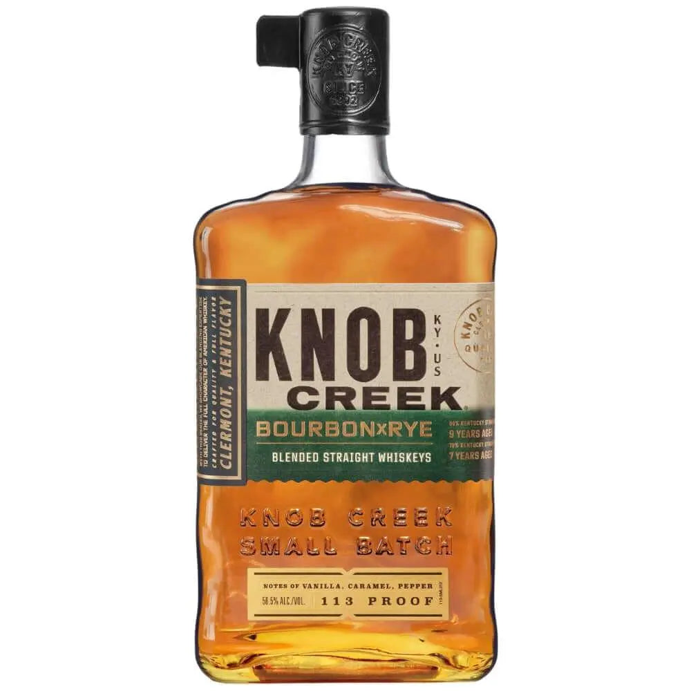 Knob Creek Bourbon X Rye Blended Whiskey Knob Creek