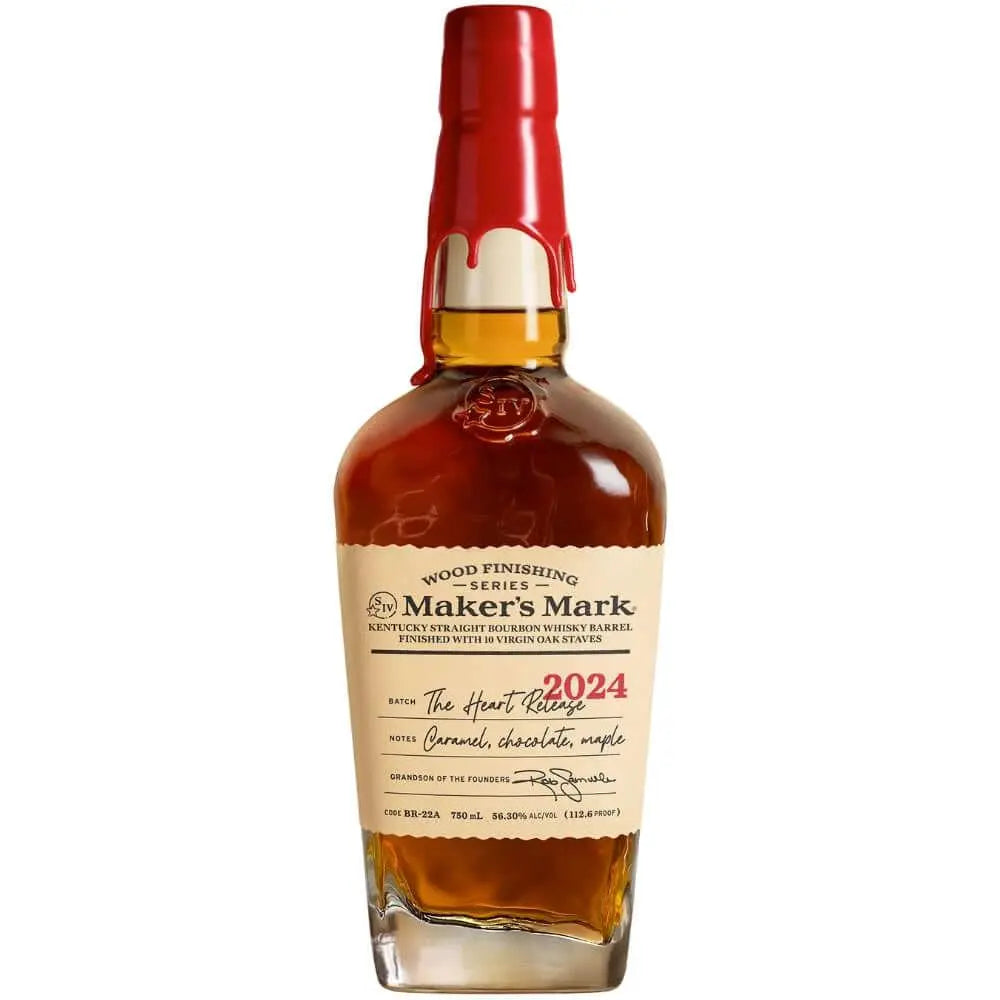 Maker’s Mark Wood Finishing Series 2024 The Heart Release Maker's Mark