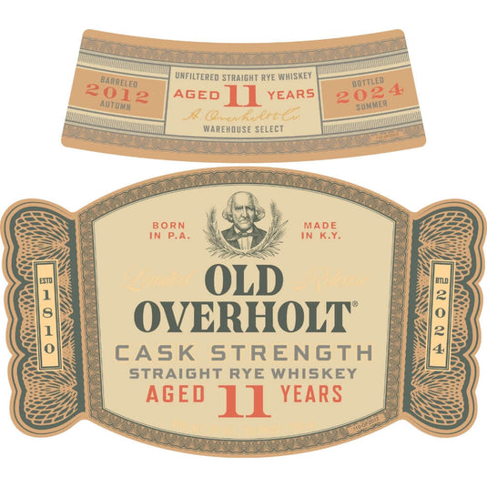 Old Overholt 11 Year Old Cask Strength Straight Rye