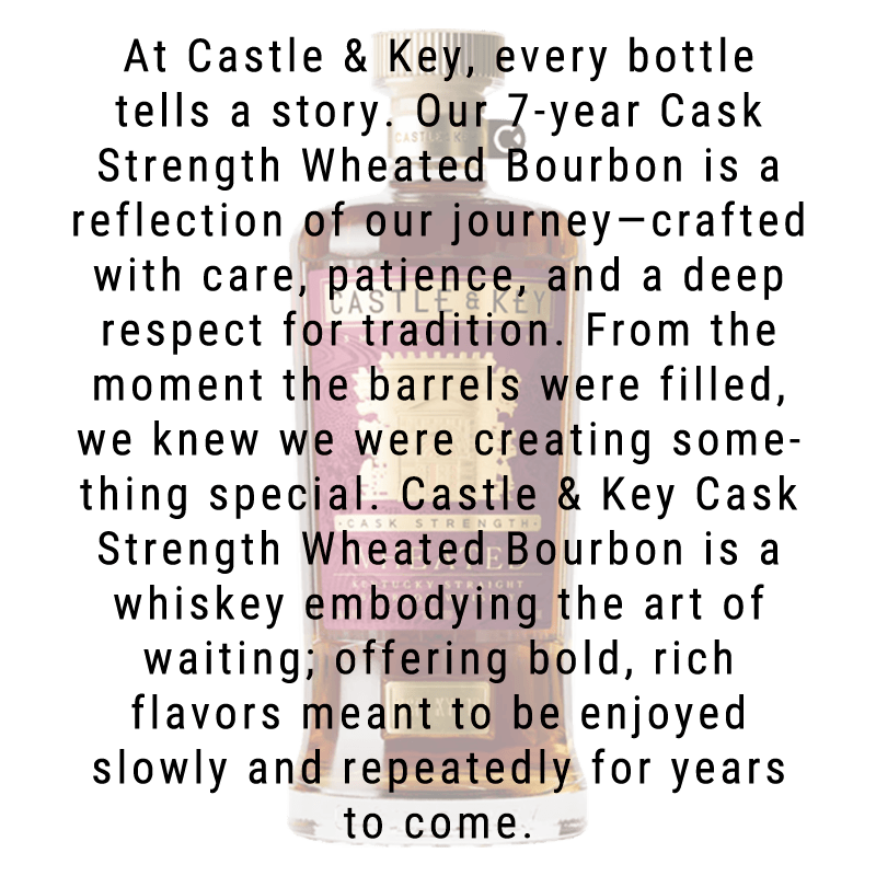 Load image into Gallery viewer, Castle &amp; Key Cask Strength Wheated Bourbon Whiskey 750ml
