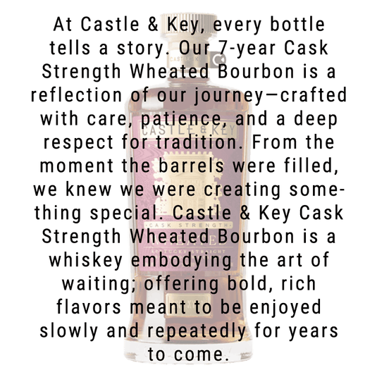 Castle & Key Cask Strength Wheated Bourbon Whiskey 750ml