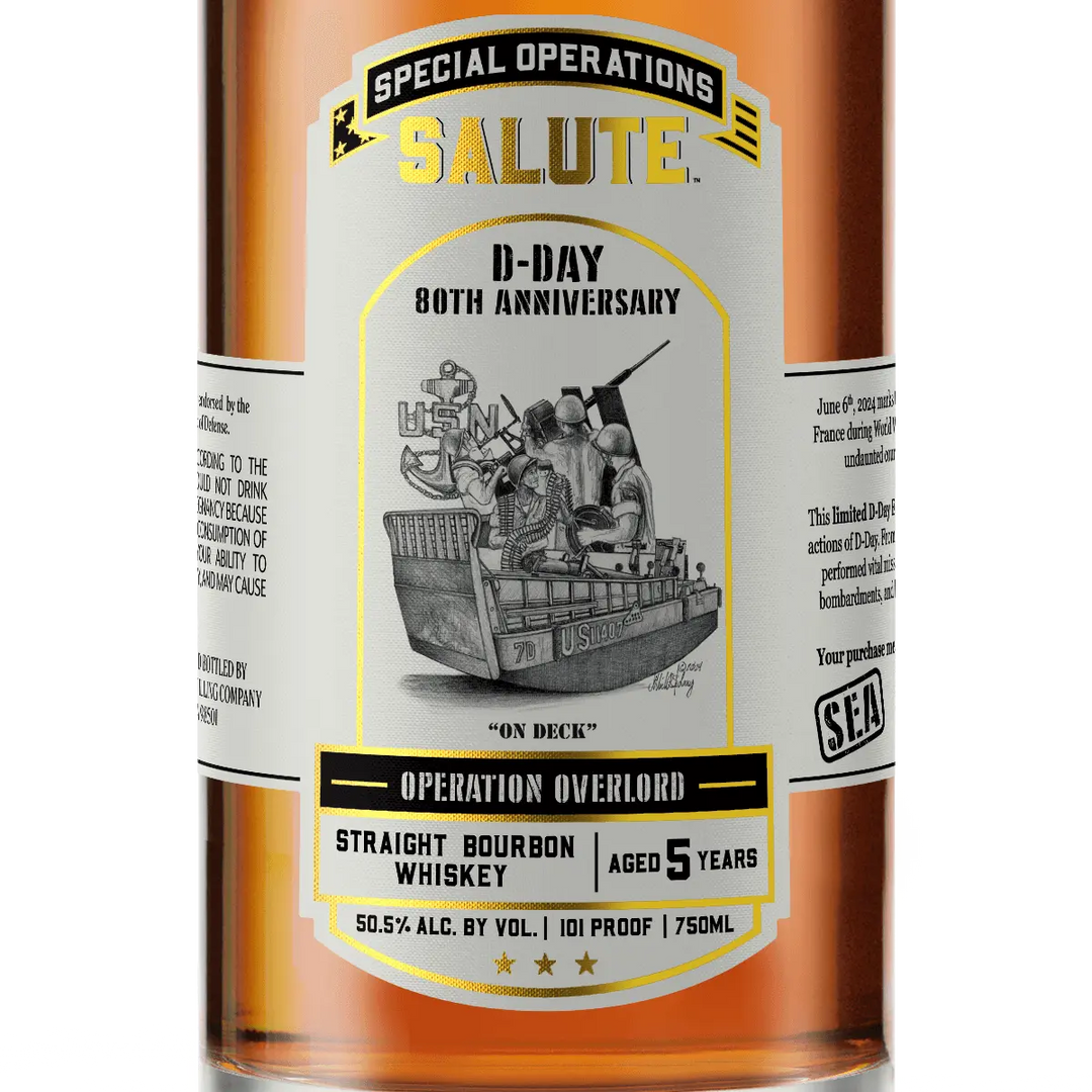 Heritage Distilling Co Special Operations Salute™ Whiskey - D-Day 80th Anniversary - SEA Heritage Distilling