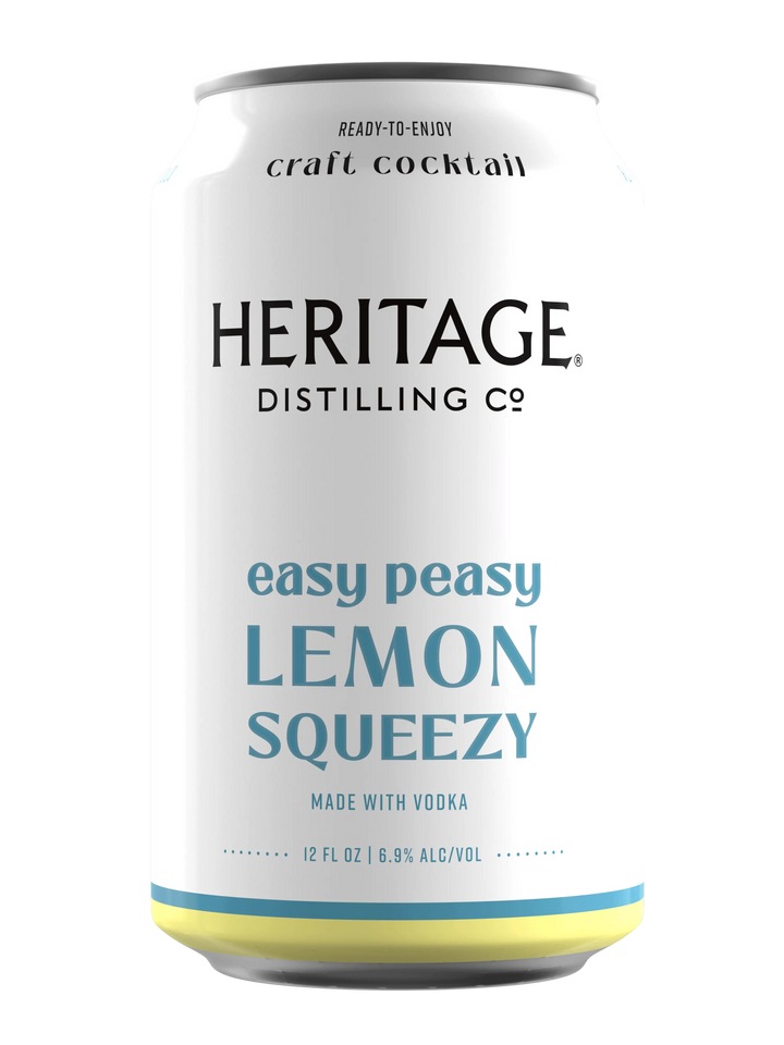 Heritage Distilling Co Easy Peasy Lemon Squeezy 4 Pack Cans Heritage Distilling