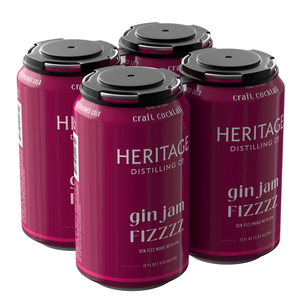 Heritage Distilling Co Gin Jam Fizzzz 4 Pack Cans Heritage Distilling