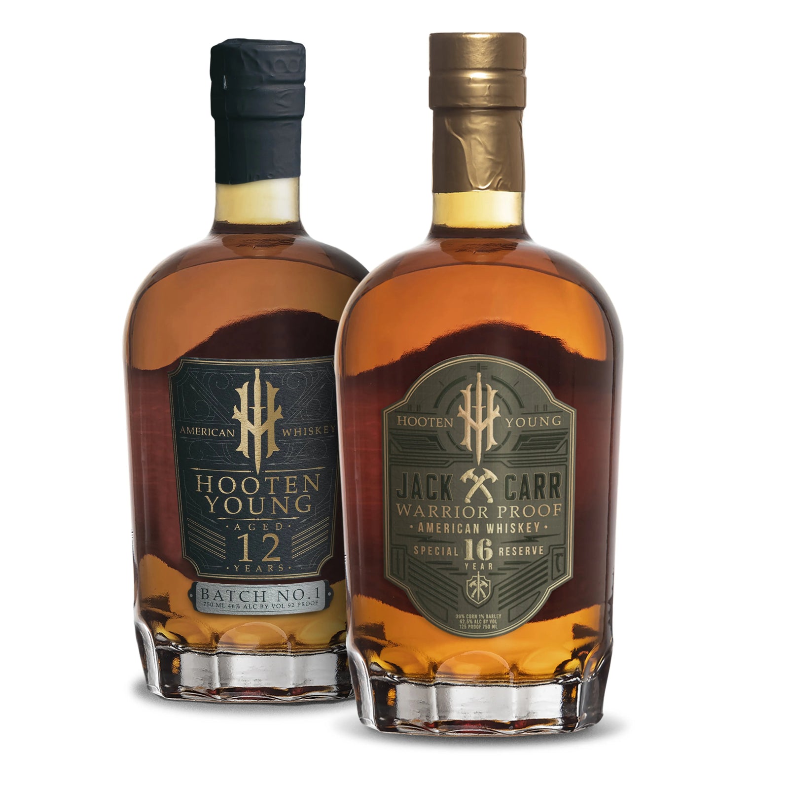 Jack Carr and 12-year American Whiskey bundle Hooten Young