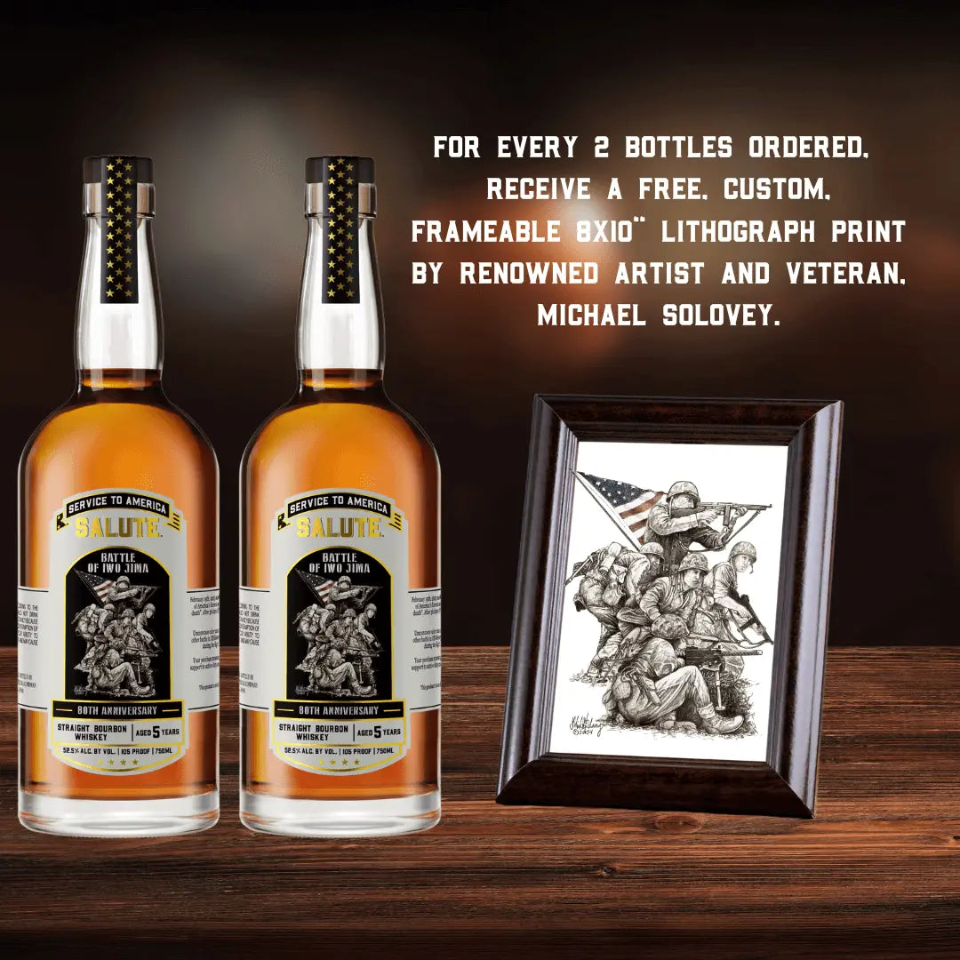 Heritage Distilling Co Service to America Salute™ Whiskey - Battle of Iwo Jima Heritage Distilling