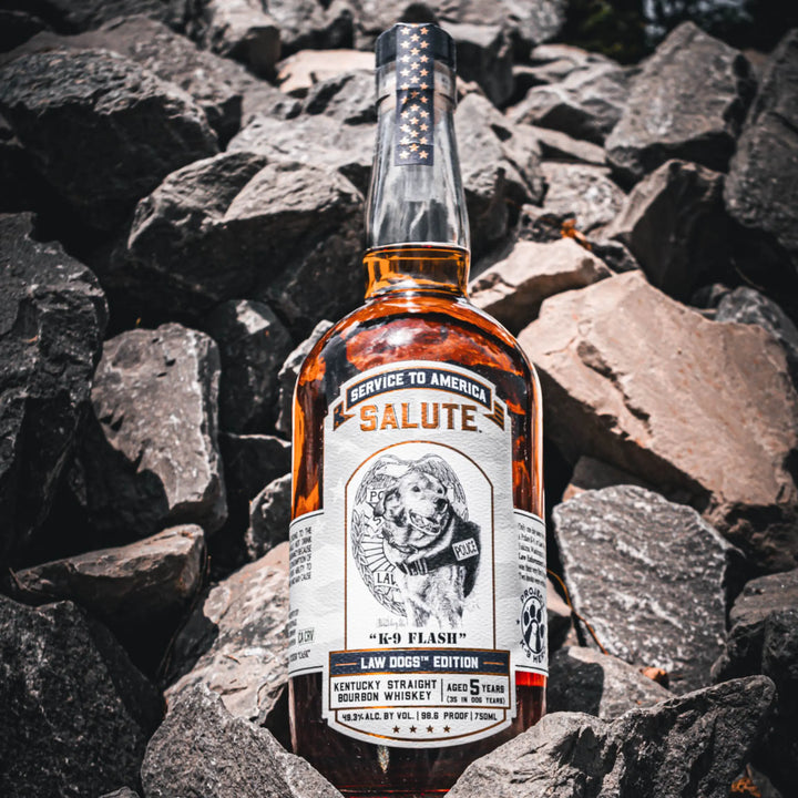 Service to America Salute™ Whiskey - Law Dogs K-9 Flash Heritage Distilling