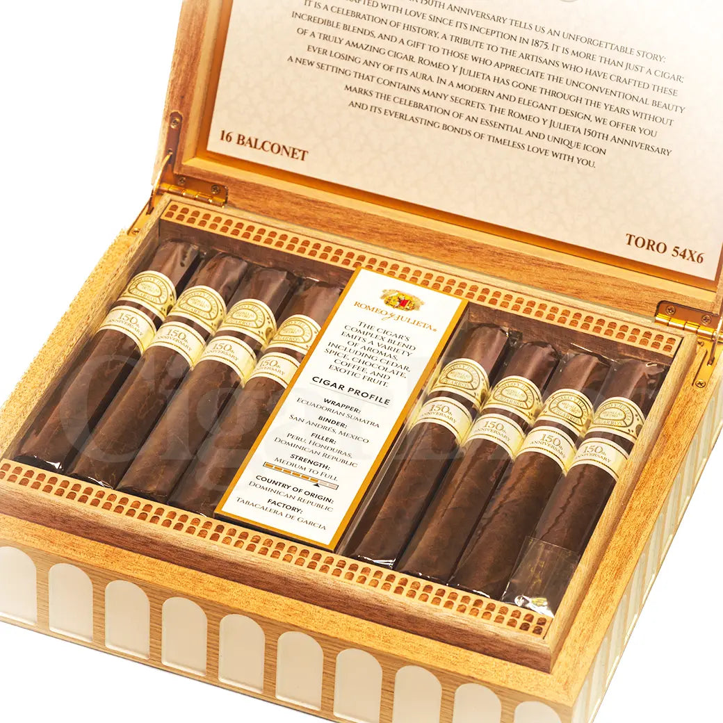 Romeo Y Julieta 150th Anniversary Balconet CigarBros