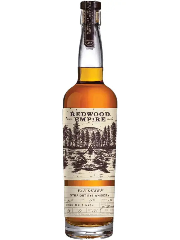 Redwood Empire Van Duzen Straight Rye Batch 2 Redwood Empire Whiskey