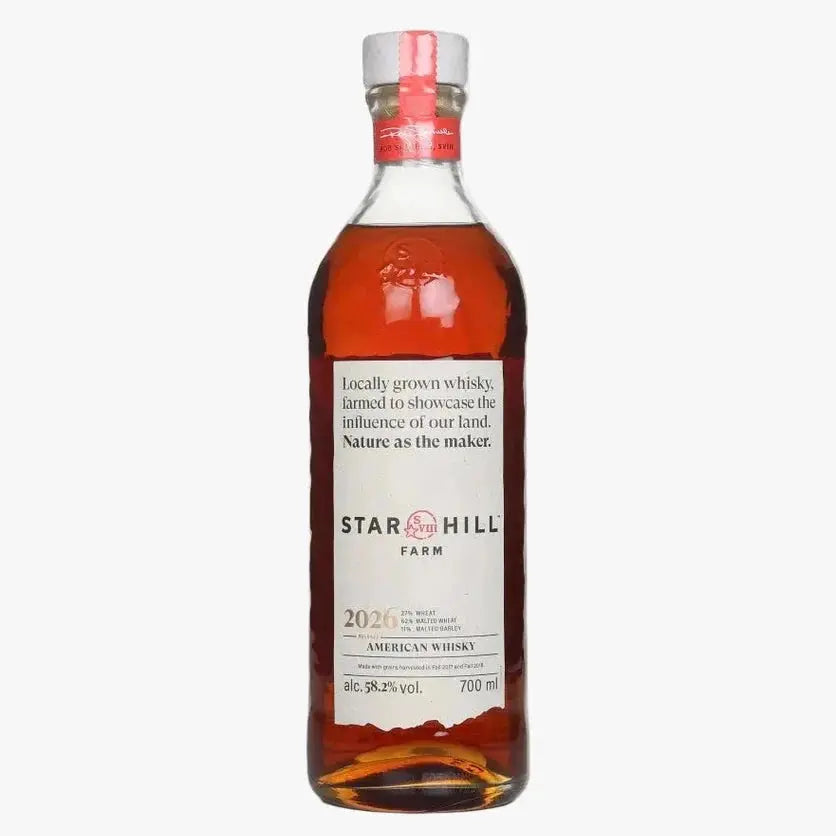A 700ml bottle of Star Hill Farm Whisky 2026 Release by Maker&