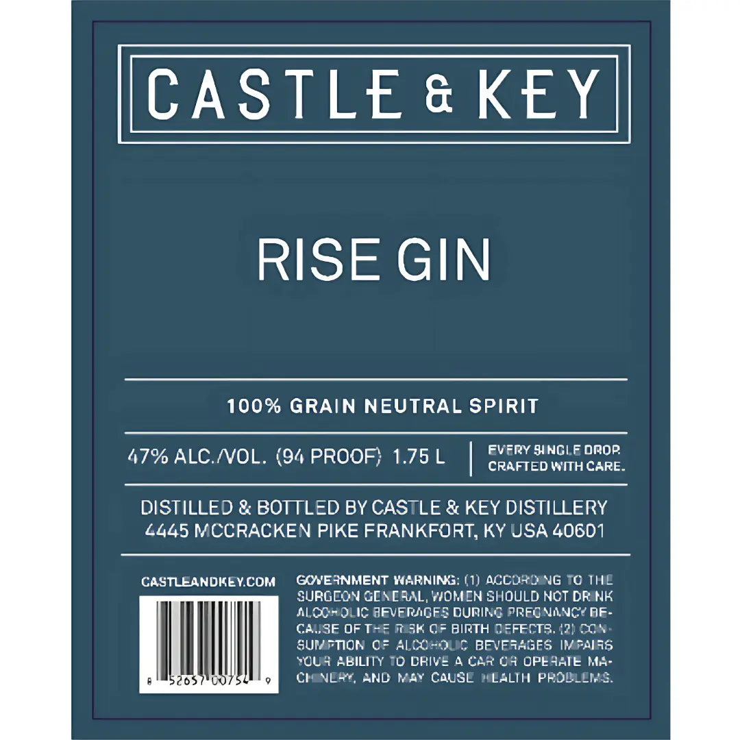 Castle & Key Rise Gin 1.75L Castle & Key