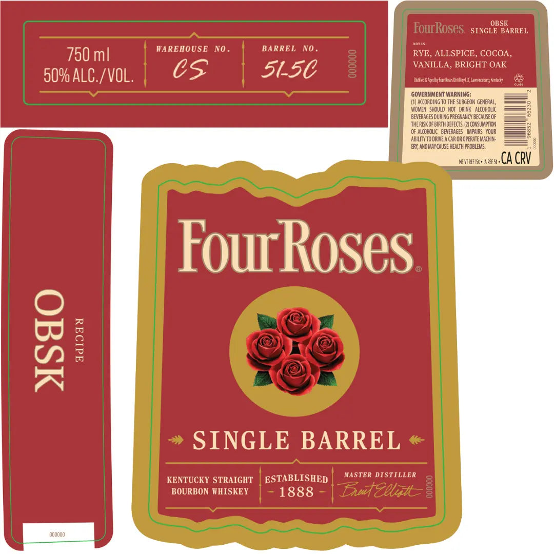 Four Roses Single Barrel OBSK – Warehouse CS Barrel 51-5C Four Roses