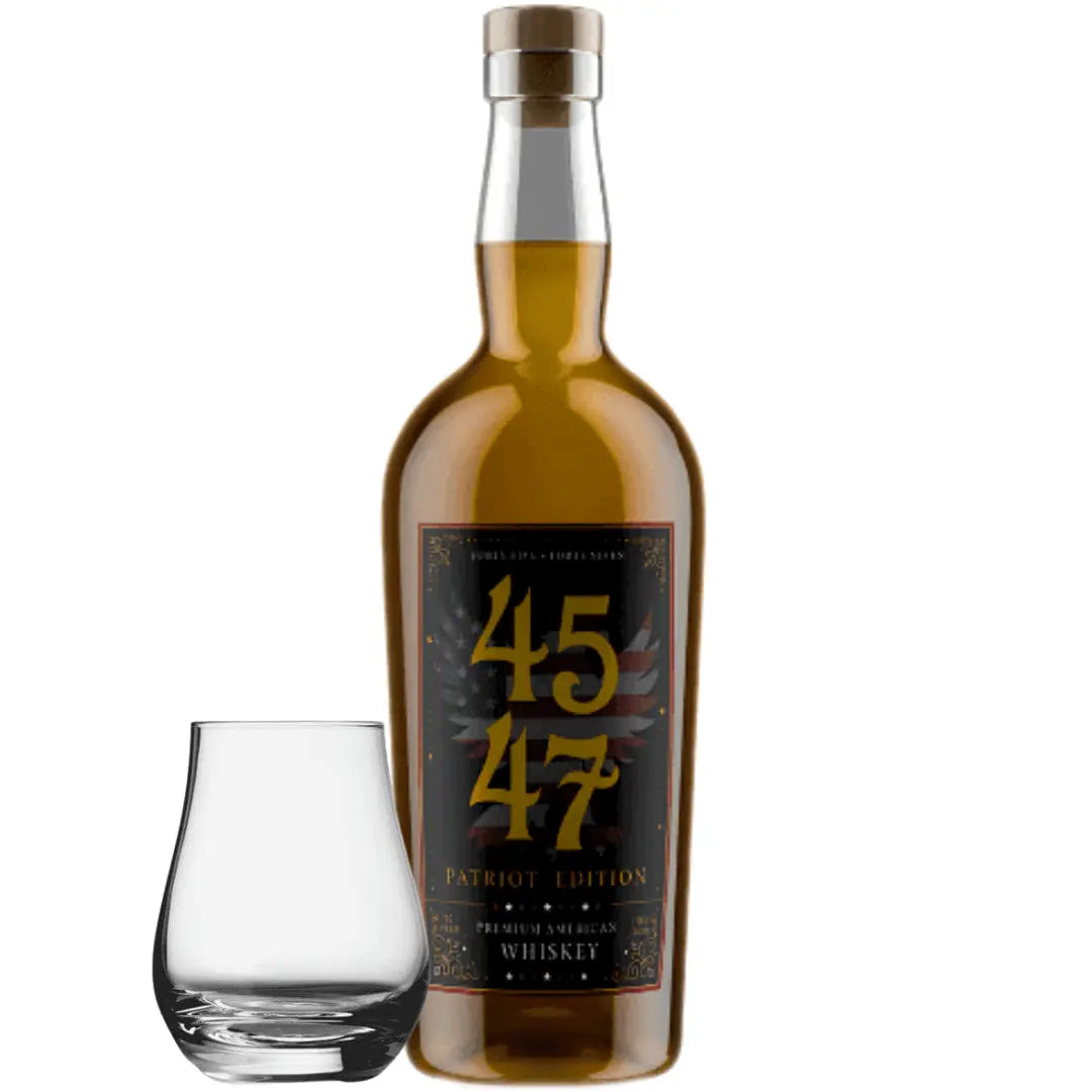 4547 American Whiskey – Patriot Edition 750mL with Spey Dram Glass 4547 American Whiskey