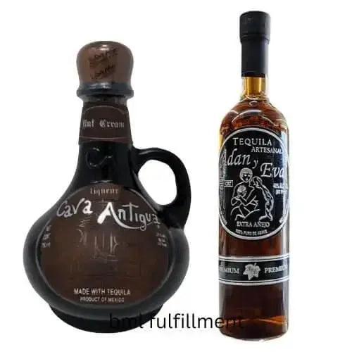 Adan y Eva Extra Añejo Tequila &amp; Cava Antigua Nut Cream Bundle - Main Street Liquor