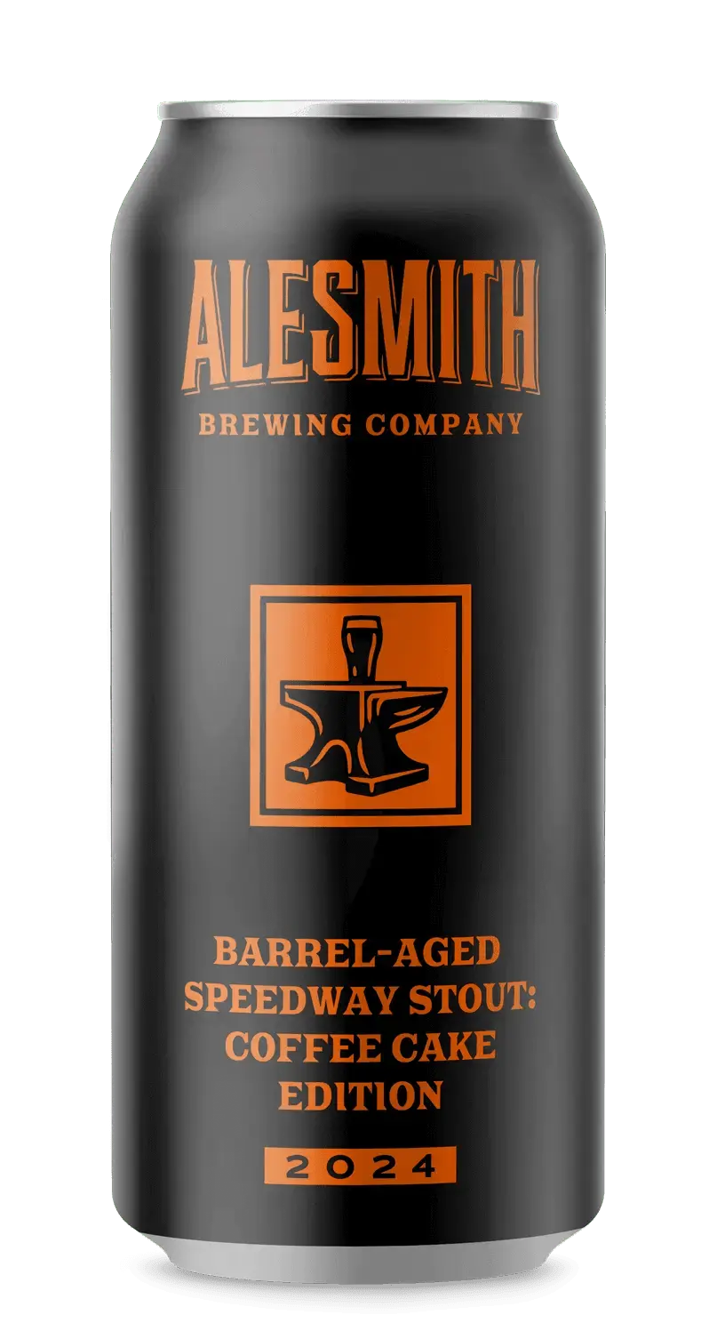 AleSmith Barrel - Aged Speedway Stout: Coffee Cake (2024, 12.67% ABV) 16oz Can - Main Street Liquor