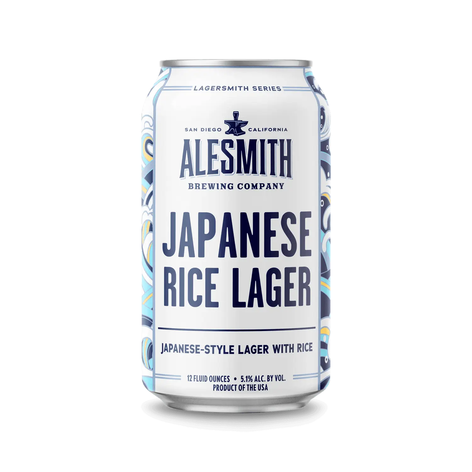 AleSmith Japanese Rice Lager (5.1% ABV) 12oz Cans - Main Street Liquor