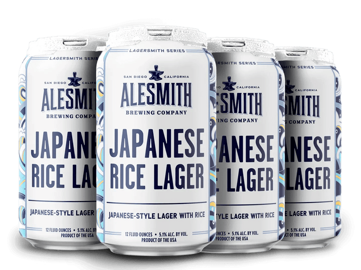AleSmith Japanese Rice Lager (5.1% ABV) 12oz Cans - Main Street Liquor