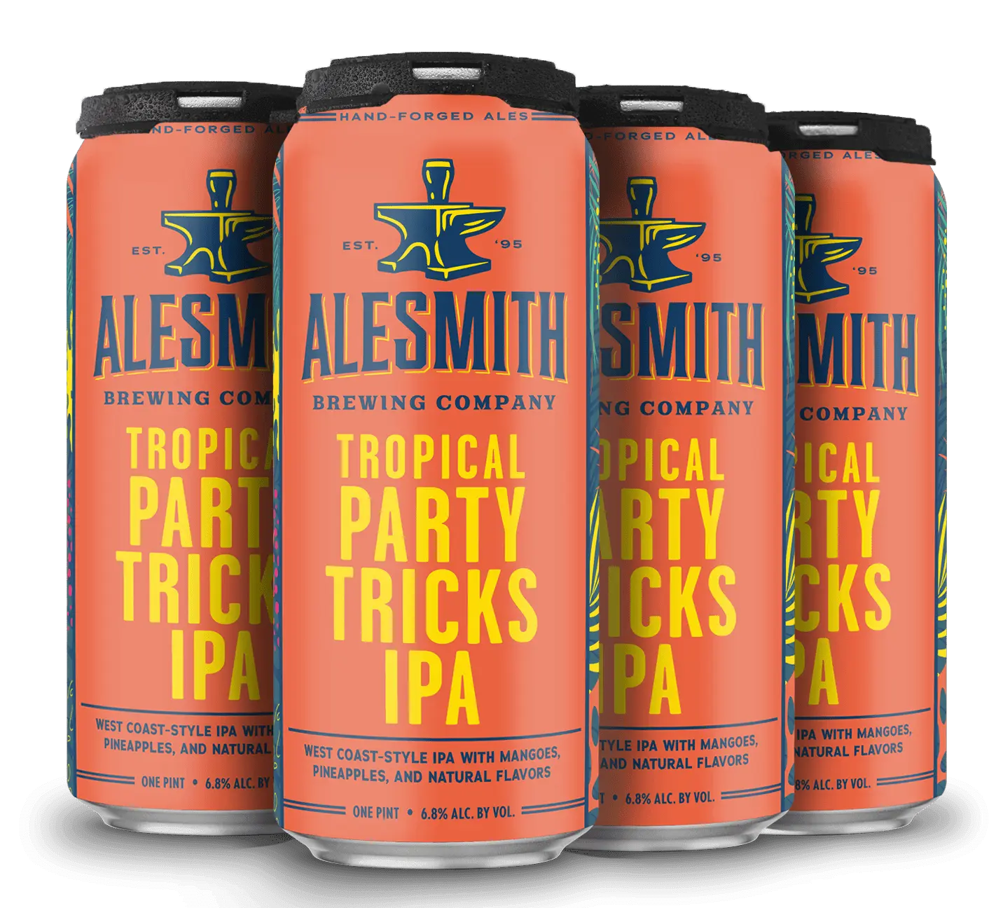 AleSmith Tropical Party Tricks IPA (6.8% ABV) 16oz Cans - Main Street Liquor