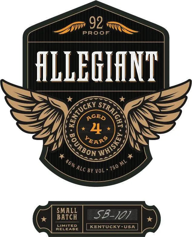 Allegiant Kentucky Straight Bourbon Whiskey Aged 4 Years 750ml - Main Street Liquor