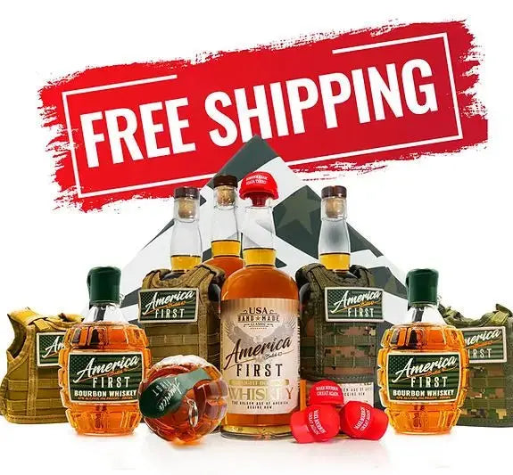 America First Straight Bourbon Whiskey 7 Pack - Main Street Liquor