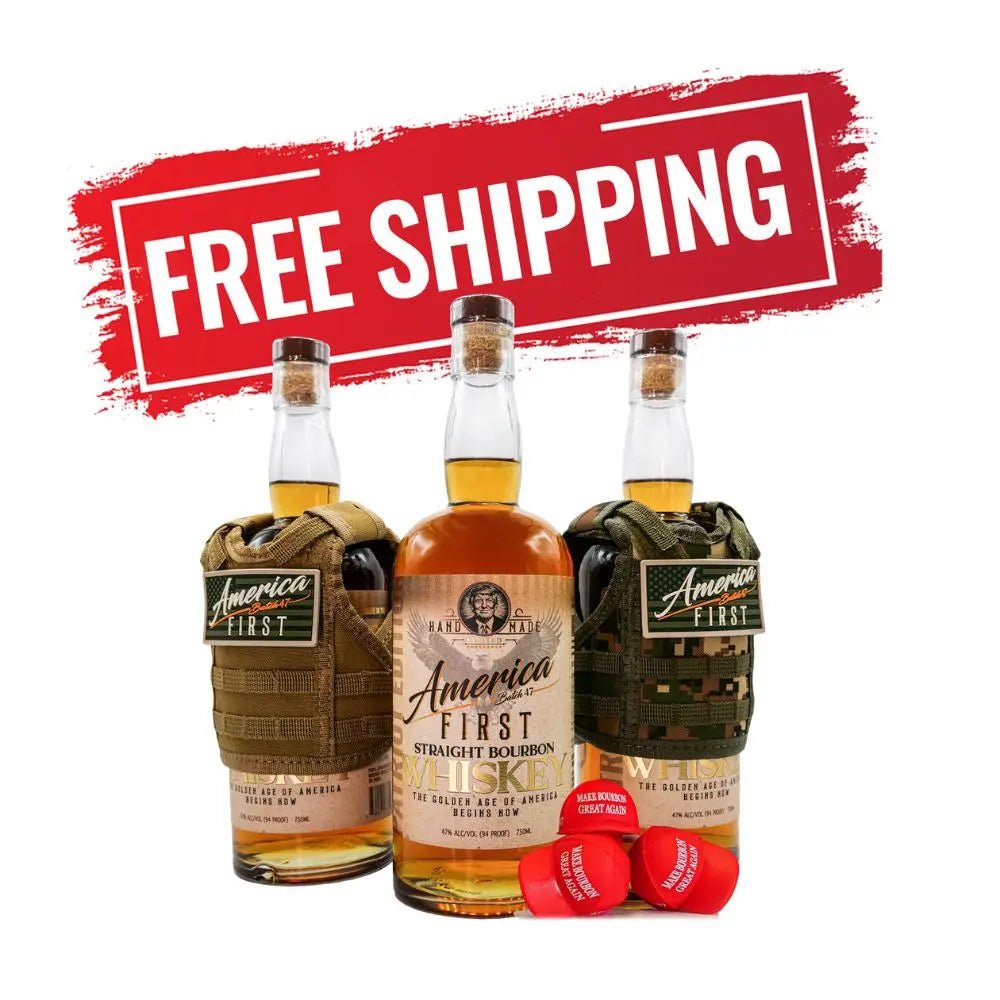America First Straight Bourbon Whiskey Collectors Edition 3-Pack - Main Street Liquor