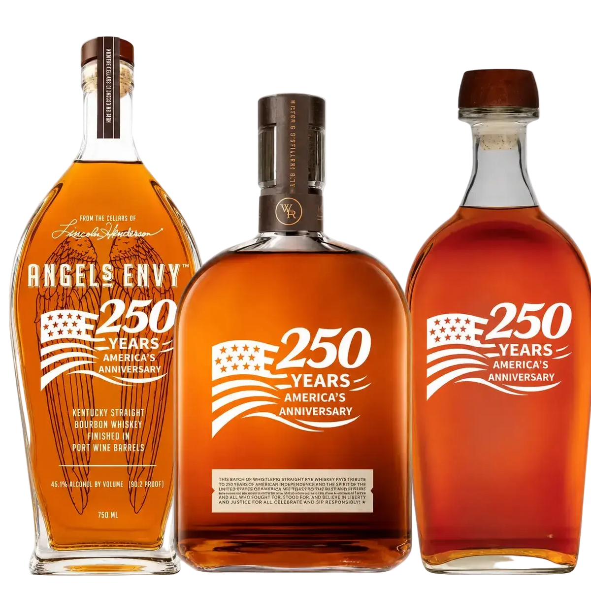 柳ジョージ Bourbon-Atlantic Works America's 250th Anniversary Bourbon Patriot Bundle: Angel's Envy