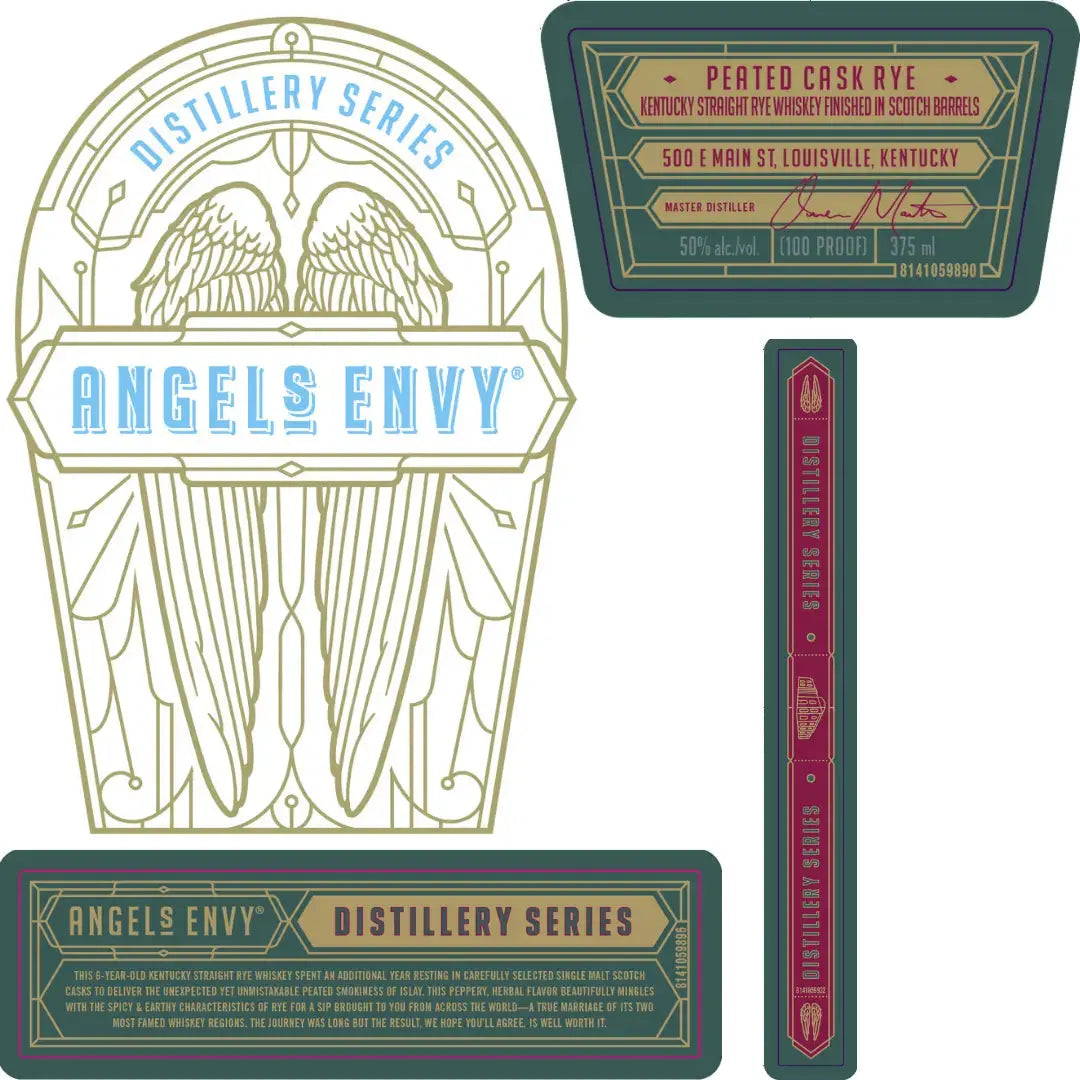 Angel’s Envy Distillery Series Peated Cask Rye 375mL - Main Street Liquor