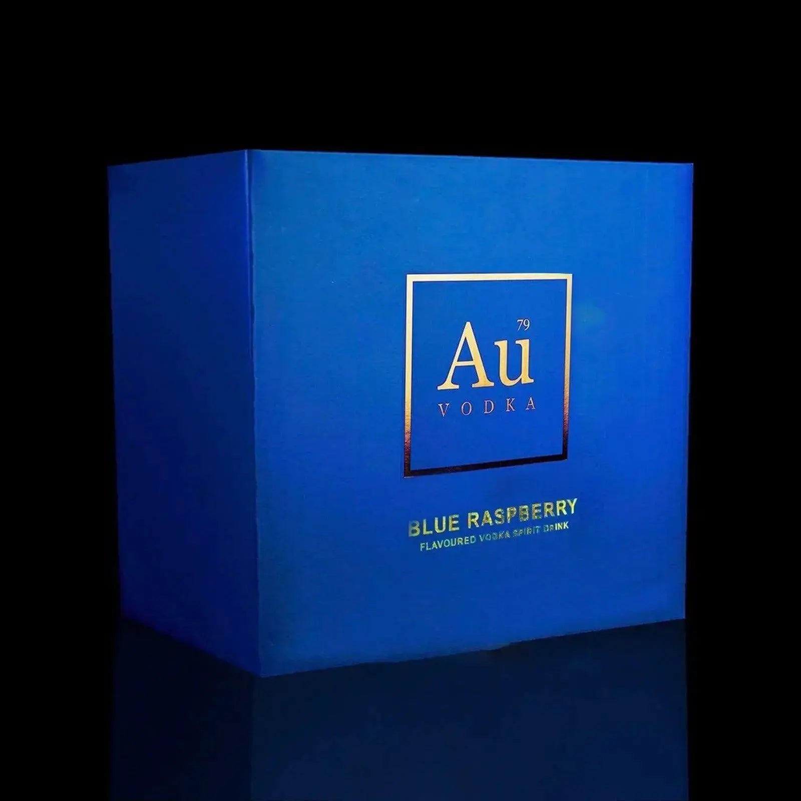 Au Vodka Blue Raspberry Case of 12 - Main Street Liquor