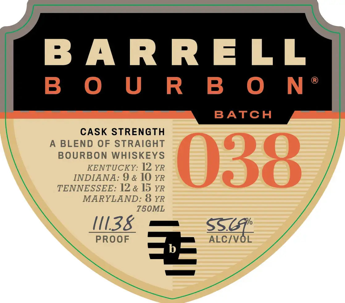 Barrell Bourbon Batch 038 Cask Strength Bourbon Whiskey - Main Street Liquor