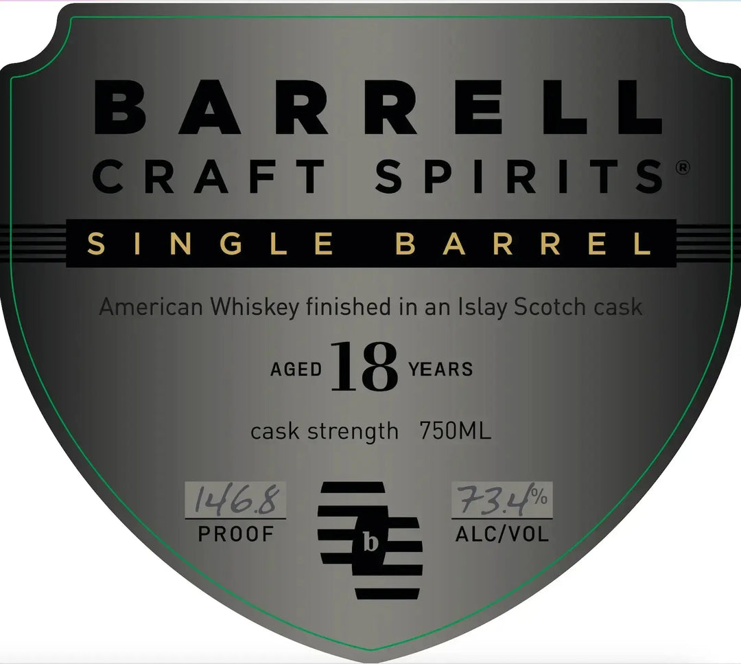 Barrell Craft Spirits 18 Year Old Single Barrel Cask Strength Islay Scotch Cask Finish - Main Street Liquor