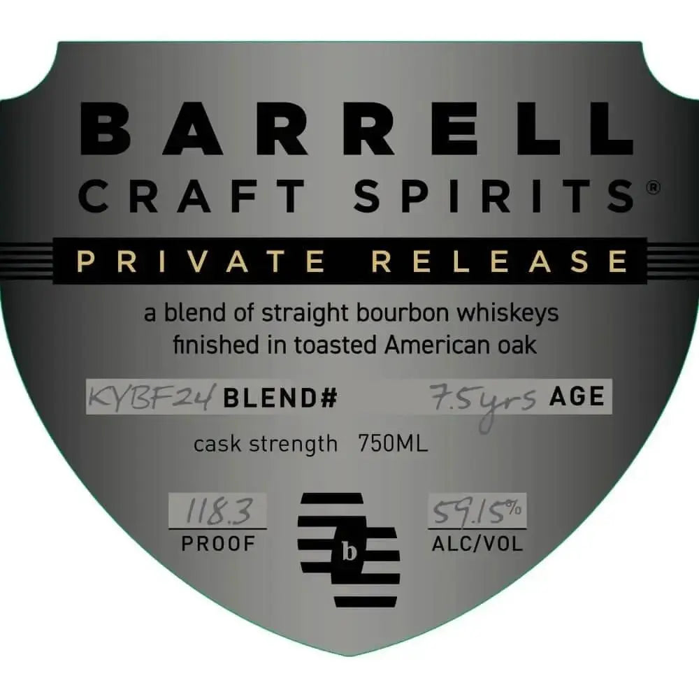 Barrell Craft Spirits Private Release KYBF24 Blend - Main Street Liquor
