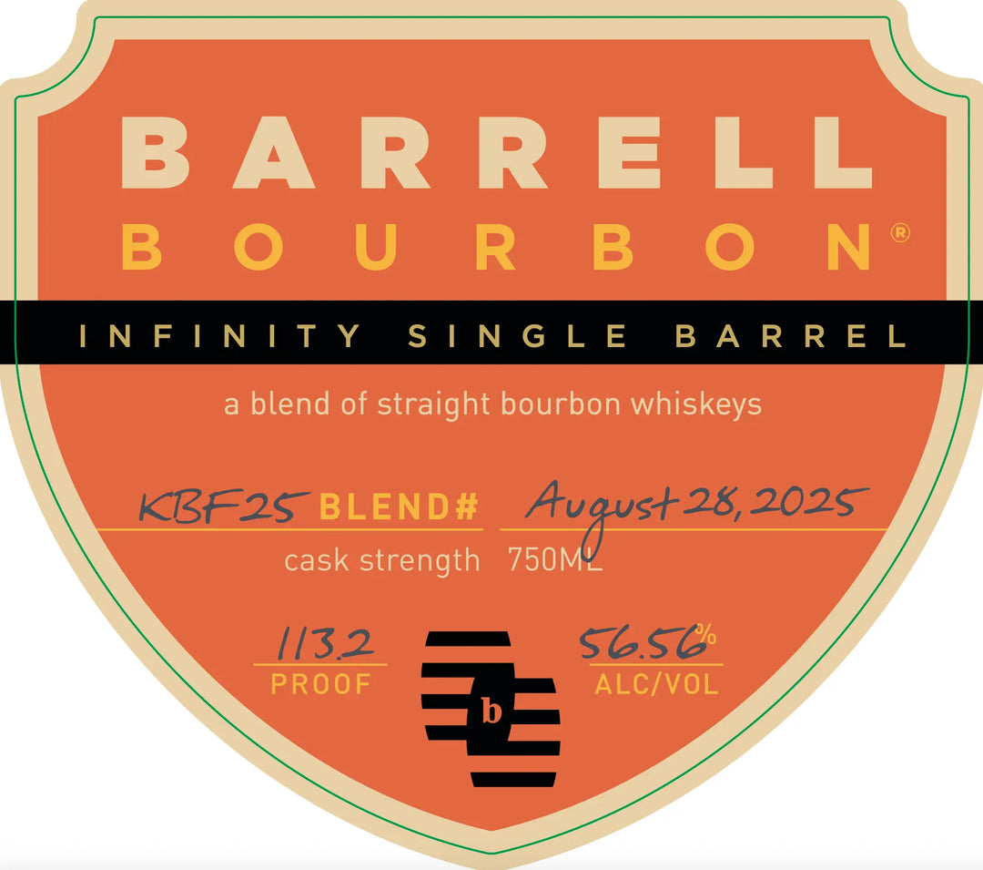 Barrell Bourbon Infinity Single Barrel KBF25 Blend Cask Strength 750ml Barrell Craft Spirits