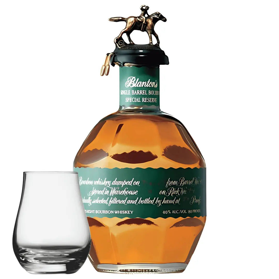 Blanton’s Green Label Bourbon 700ml with Spey Dram Glass - BuyMyLiquor