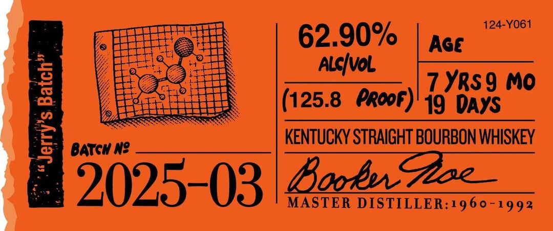 Booker's Kentucky Straight Bourbon Whiskey Jerry’s Batch 2025 - 03 - Main Street Liquor