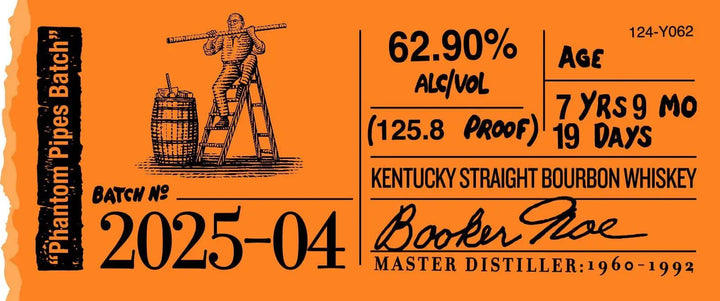Booker's Kentucky Straight Bourbon Whiskey Phantom Pipes Batch 2025 - 04 - Main Street Liquor