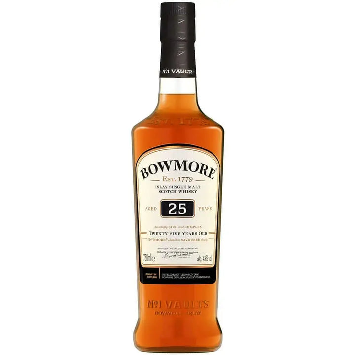Bowmore 25 Year Old Islay Single Malt Scotch Whisky 700ml - Main Street Liquor