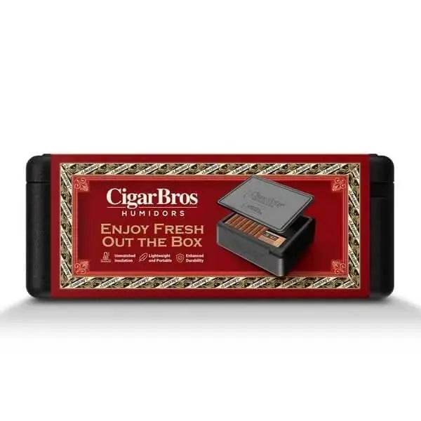 Brick House 21 Premium Cigars Set &amp; Cutter + Personal Humidor by CigarBros - Main Street Liquor
