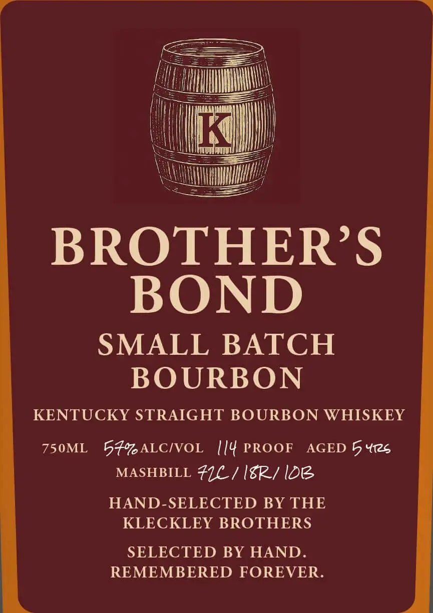 Brothers Bond Small Batch Bourbon 5 Year - Main Street Liquor