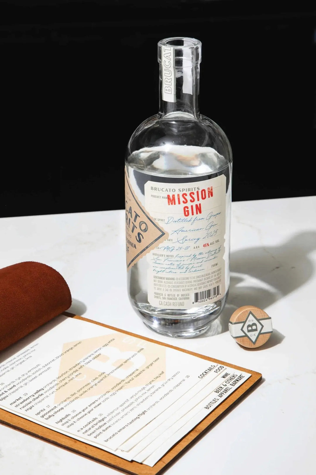 Brucato Mission Gin – California Grape - Based American Gin 750ml - Main Street Liquor
