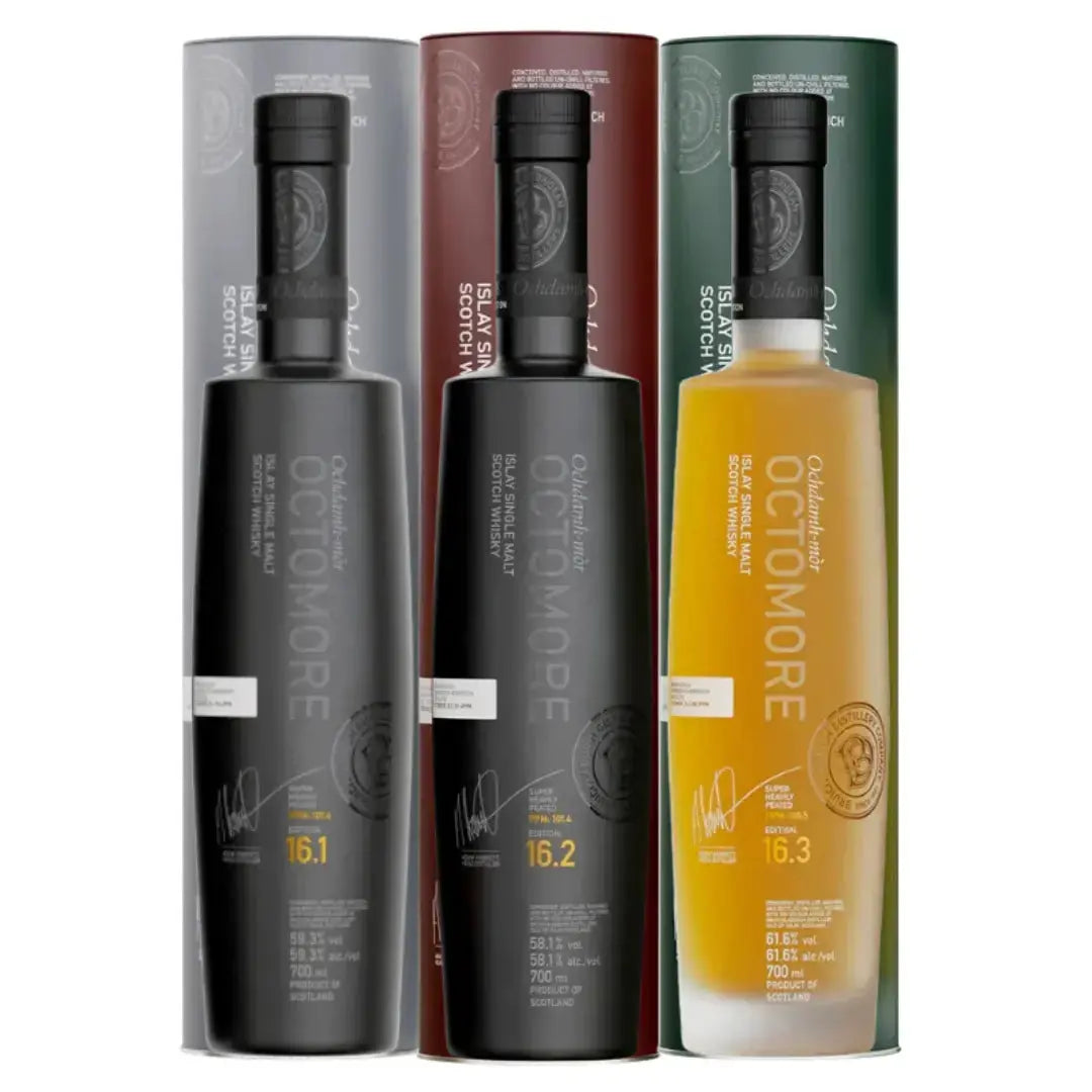 Bruichladdich Octomore Edition 16 Bundle 16.1, 16.2 & 16.3 - Main Street Liquor