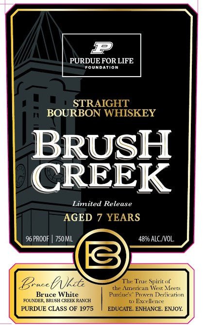 Brush Creek Straight Bourbon Whiskey Aged 7 Years – 750ml - Main Street Liquor