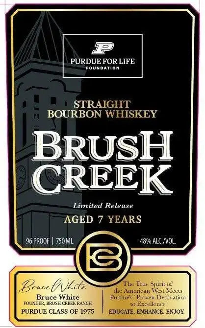 Brush Creek Straight Bourbon Whiskey Aged 7 Years – 750ml - Main Street Liquor