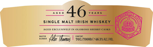 Bushmills 46 - Year Single Malt Irish Whiskey 700 mL - Main Street Liquor